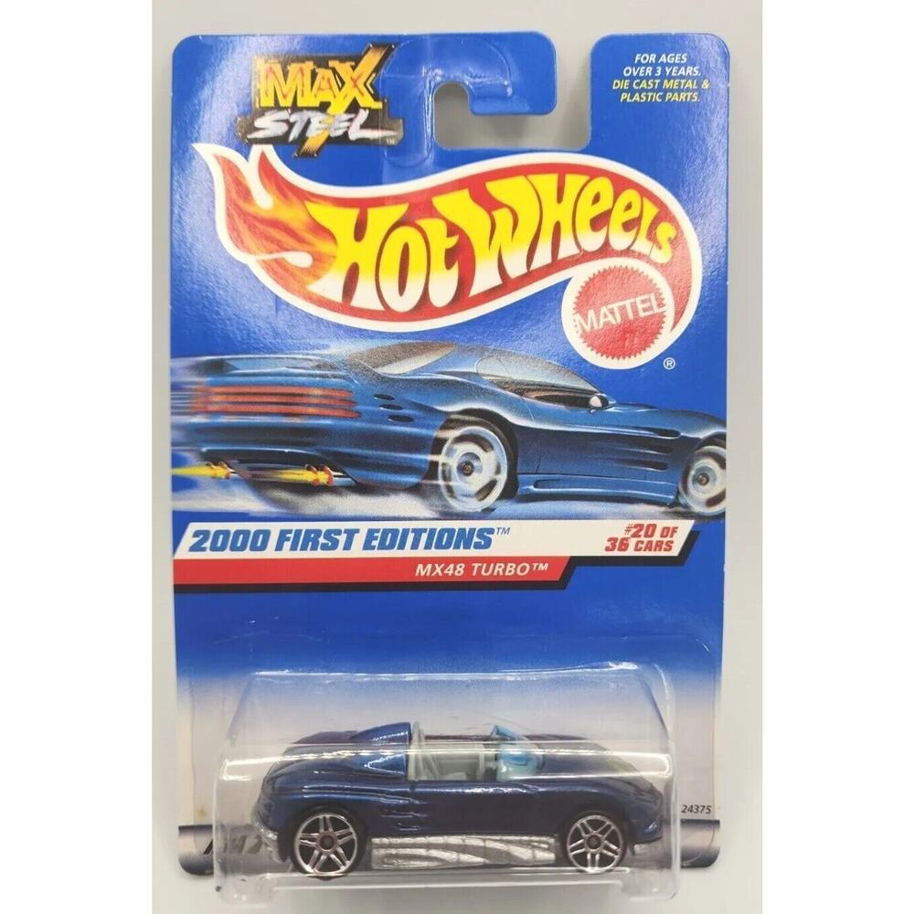 Hot Wheels - MX48 Turbo - Purple - 2000 First Edition HW14